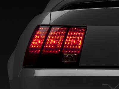 Raxiom - Raxiom 49080 Smoked Taillights for 99-04 Ford Mustang Excluding 99-01 Cobra