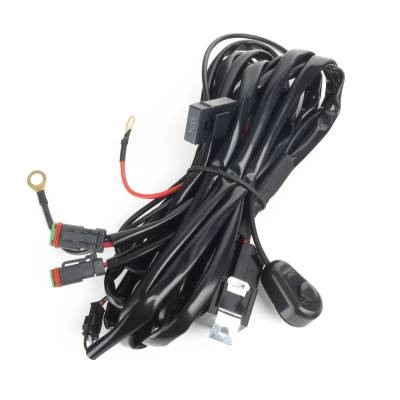 Oracle Lighting - Oracle Lighting 5890-LTH Dual Deutsch DTM 40A Relay Wiring Harness w/Switch