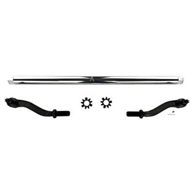 Apex Chassis - Apex Chassis KIT141 2.5T Tie Rod Assembly Polished Aluminum for 07-18 Jeep JK
