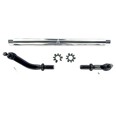 Apex Chassis - Apex Chassis KIT142 2.5T No Flip Drag Link Ass. Polished Aluminum for 07-18 JK