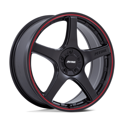 Petrol - Petrol Wheels PE003MQ18802140 P2E 18x8 5x110/115 40mm Matte Black/Red