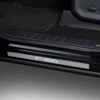 Putco - Putco 95145BPFD Black Door Sills for 15-20 Ford F150 Reg/SuperCab