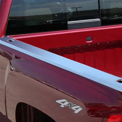 Putco - Putco 59566 Stainless Bed Rail Caps for 99-07 Silverado/Sierra 8' Bed