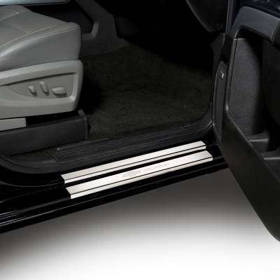 Putco - Putco 95171GM-1 Chevy Bowtie Door Sills for 14-19 Silverado Regular Cab
