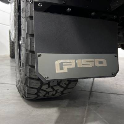 Putco - Putco 78210FD HEX F150 Logo Mud Flaps Front Set for 15-25 F150