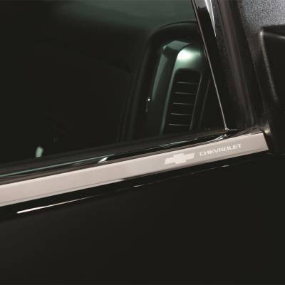 Putco - Putco 97508GM Stainless Steel Window Trim Accents for 14-18 Silverado Double Cab