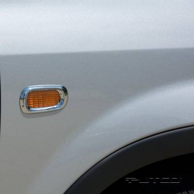 Putco - Putco 403606 Chrome Side Marker Lamp Covers for 02-06 Honda CR-V