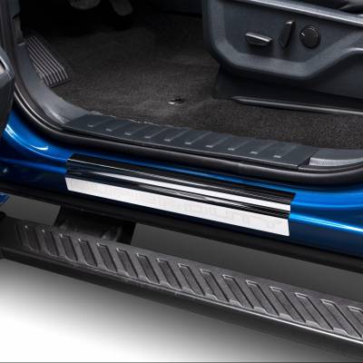 Putco - Putco 95185FD Stainless Door Sill Plates for 17-22 F250/F350/F450/F550 Crew Cab