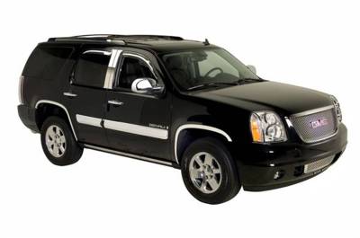 Putco - Putco 402602 SS Pillar Posts Trim for 99-07 Silverado/Sierra Ext Cab