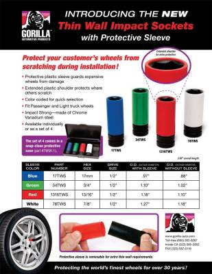 Gorilla Automotive - Gorilla Automotive 34TWS Lug Nut Installation Tool