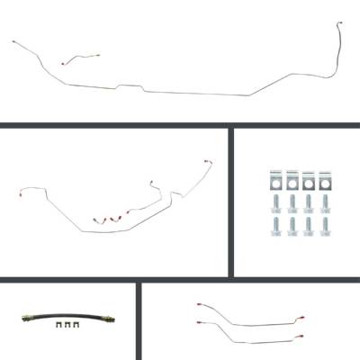 The Right Stuff Detailing - The Right Stuff COM64H4 64-67 Chevy Chevelle Brake Hydraulic Line Kit