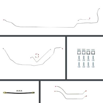 The Right Stuff Detailing - The Right Stuff COM69C4 69-72 Chevelle Convertible Brake Hydraulic Line Kit
