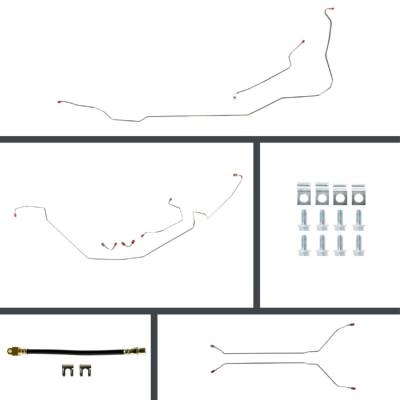 The Right Stuff Detailing - The Right Stuff AOM67C2 Select GM Cars Brake Hydraulic Line Kit