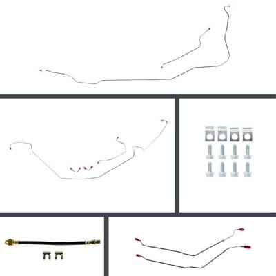 The Right Stuff Detailing - The Right Stuff AOM67C4 Select GM Cars Brake Hydraulic Line Kit