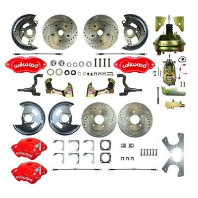 The Right Stuff Detailing - The Right Stuff Detailing AFXDC21CZ Front & Rear Brake Conversion Kit for GM