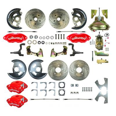The Right Stuff Detailing - The Right Stuff Detailing AFXDC22CZ FR/RR Brake Conversion Kit for Chevy/Pontiac