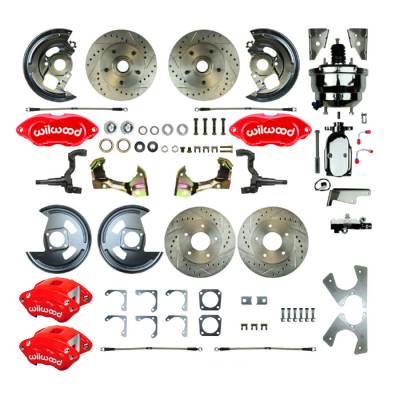 The Right Stuff Detailing - The Right Stuff Detailing AFXDC22CZX F/R Brake Conversion Kit for Chevy/Pontiac