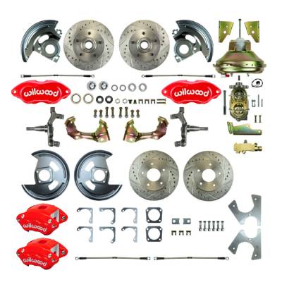 The Right Stuff Detailing - The Right Stuff Detailing AFXDC22DZ FR/RR Brake Conversion Kit for Chevy/Pontiac
