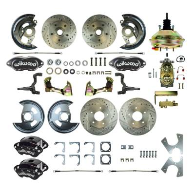 The Right Stuff Detailing - The Right Stuff Detailing AFXDC23CS 62-67 Chevy II Brake Conversion Kit FR & RR