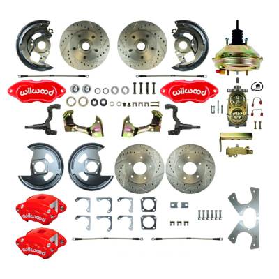 The Right Stuff Detailing - The Right Stuff Detailing AFXDC23CZ 62-67 Chevy II Brake Conversion Kit FR & RR