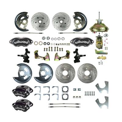 The Right Stuff Detailing - The Right Stuff Detailing AFXDC25DS FR/RR Brake Conversion Kit for Chevy/Pontiac