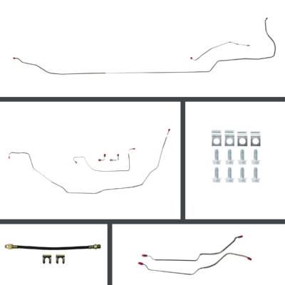 The Right Stuff Detailing - The Right Stuff AOP69C4 Select GM Cars Brake Hydraulic Line Kit