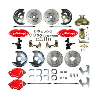 The Right Stuff Detailing - The Right Stuff Detailing AFXDC25DZ FR/RR Brake Conversion Kit for Chevy/Pontiac