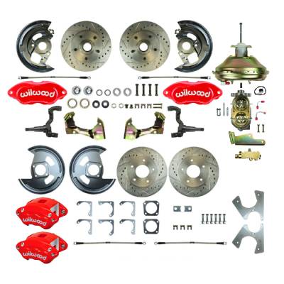 The Right Stuff Detailing - The Right Stuff Detailing AFXDC26CZ Front & Rear Brake Conversion Kit for GM