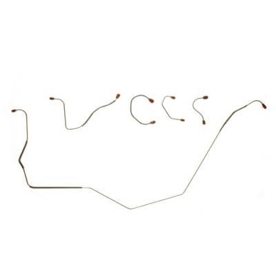 The Right Stuff Detailing - The Right Stuff FKT6705 Chevy Manual Disc Brake Hydraulic Line Kit Front