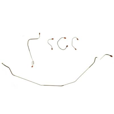 The Right Stuff Detailing - The Right Stuff FKT6707 Chevy Power Disc Brake Hydraulic Line Kit Front