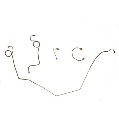 The Right Stuff Detailing - The Right Stuff Detailing FKT6903 Chevy Power Brake Hydraulic Line Kit Front