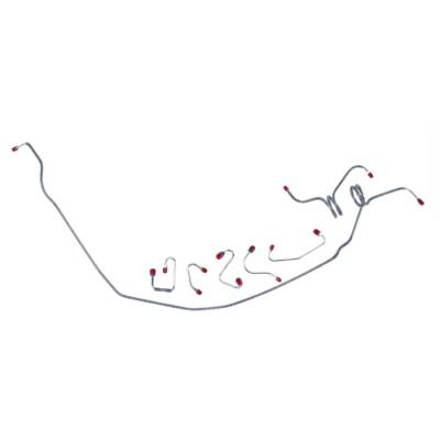 The Right Stuff Detailing - The Right Stuff FKT7005 Chevy/Pontiac Power Disc Brake Hydraulic Line Kit Front