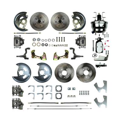 The Right Stuff Detailing - The Right Stuff Detailing AFXDC45CX FR/RR Brake Conversion Kit for Chevy/Pontiac