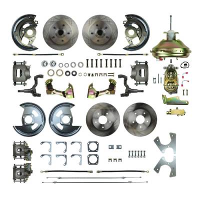 The Right Stuff Detailing - The Right Stuff Detailing AFXDC45D FR/RR Brake Conversion Kit for Chevy/Pontiac