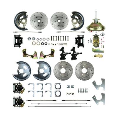 The Right Stuff Detailing - The Right Stuff Detailing AFXDC45DS FR/RR Brake Conversion Kit for Chevy/Pontiac