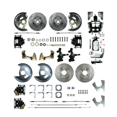 The Right Stuff Detailing - The Right Stuff Detailing AFXDC45DSX F/R Brake Conversion Kit for Chevy/Pontiac