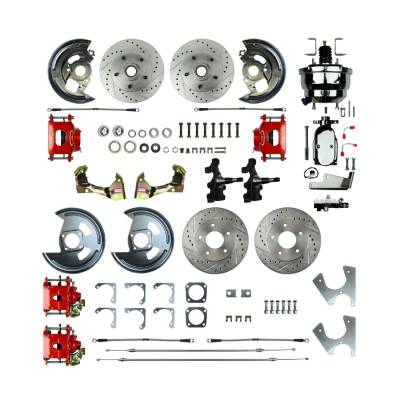 The Right Stuff Detailing - The Right Stuff Detailing AFXDC45DZX F/R Brake Conversion Kit for Chevy/Pontiac