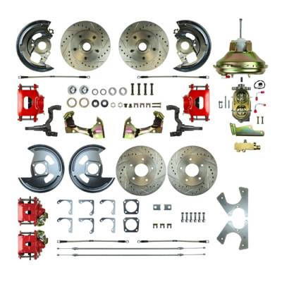 The Right Stuff Detailing - The Right Stuff Detailing AFXDC46CZ Front & Rear Brake Conversion Kit for GM