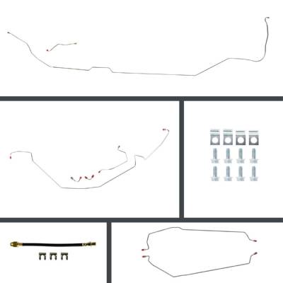 The Right Stuff Detailing - The Right Stuff ASM66H2 Select GM Cars Brake Hydraulic Line Kit