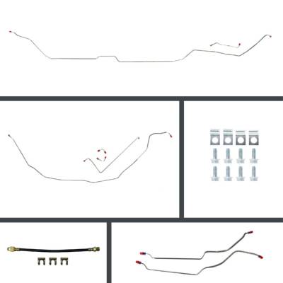 The Right Stuff Detailing - The Right Stuff ASM69H4 Select GM Cars Brake Hydraulic Line Kit