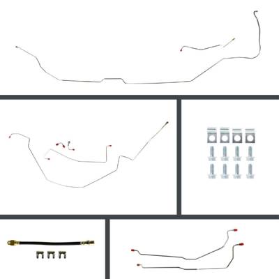 The Right Stuff Detailing - The Right Stuff ASP66H4 Select GM Cars Brake Hydraulic Line Kit