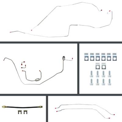 The Right Stuff Detailing - The Right Stuff Detailing POM67H2 67 Pontiac Firebird Brake Hydraulic Line Kit