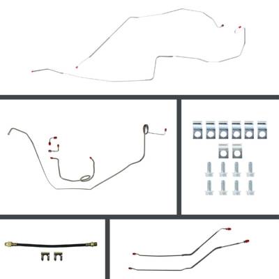 The Right Stuff Detailing - The Right Stuff POM67H4 67 Pontiac Firebird Brake Hydraulic Line Kit
