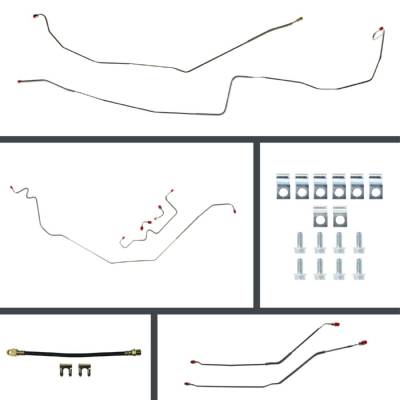 The Right Stuff Detailing - The Right Stuff POP67H4 67 Pontiac Firebird Brake Hydraulic Line Kit