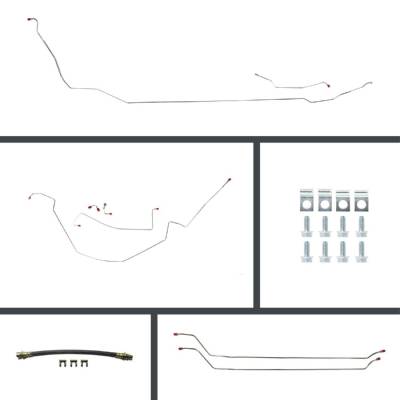 The Right Stuff Detailing - The Right Stuff COP64C2 64-67 Chevelle Convertible Brake Hydraulic Line Kit