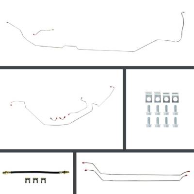 The Right Stuff Detailing - The Right Stuff Detailing CSM64H2 Chevy Brake Hydraulic Line Kit Front