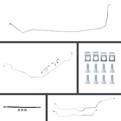 The Right Stuff Detailing - The Right Stuff Detailing BOM67H2 Chevy Brake Hydraulic Line Kit