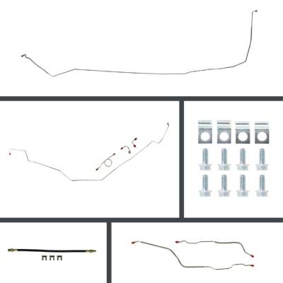 The Right Stuff Detailing - The Right Stuff Detailing BOM67H4 Chevy Brake Hydraulic Line Kit