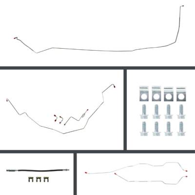 The Right Stuff Detailing - The Right Stuff Detailing BOP65H2 Chevy Brake Hydraulic Line Kit