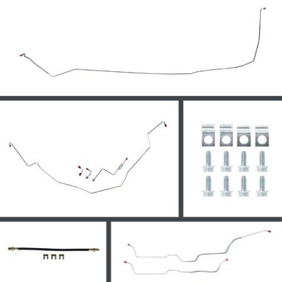 The Right Stuff Detailing - The Right Stuff Detailing BOP67H2 Chevy Brake Hydraulic Line Kit